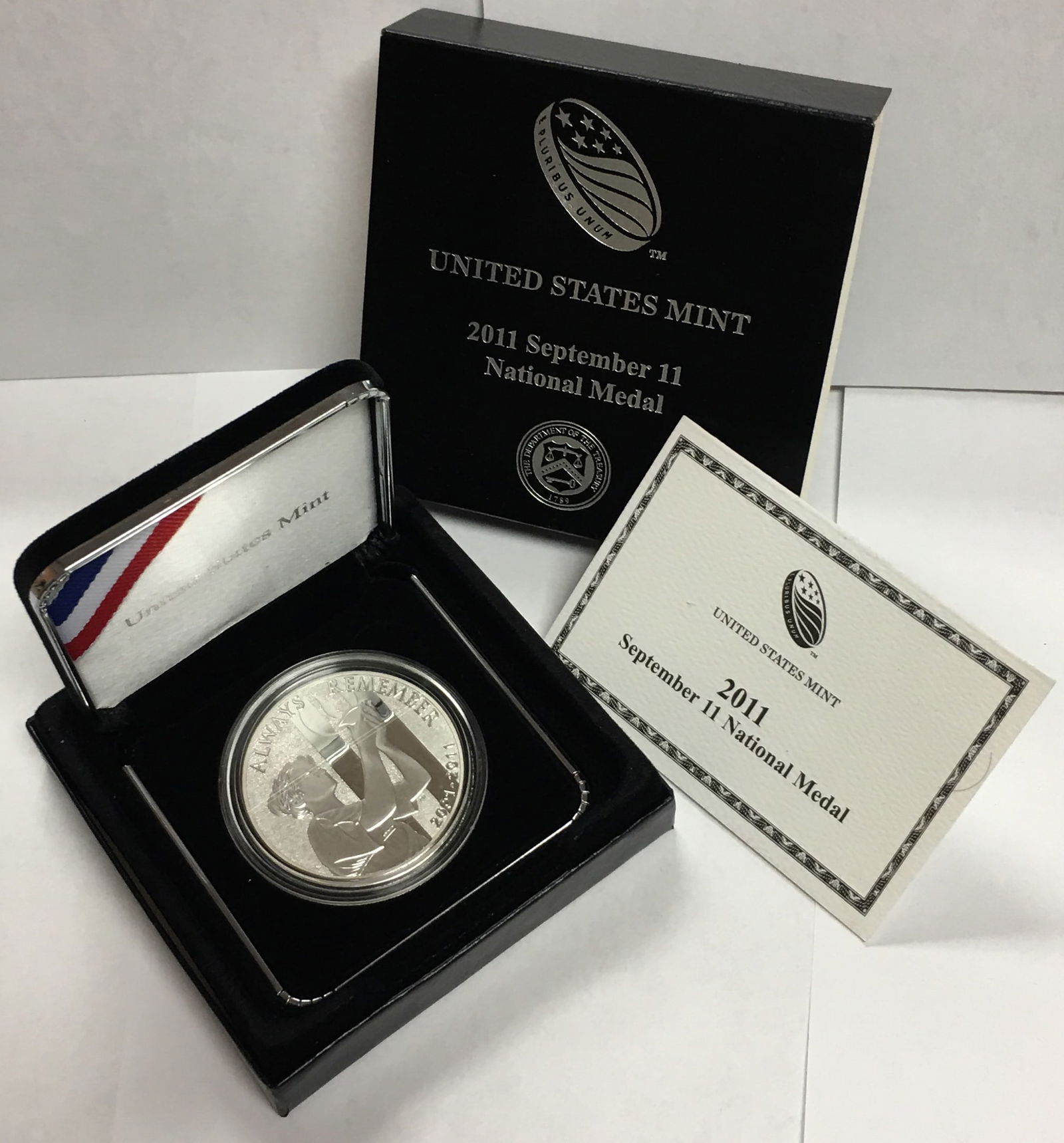2011-W September 11 National Silver Medal Commemorative in OGP Proof (1 of 5)
