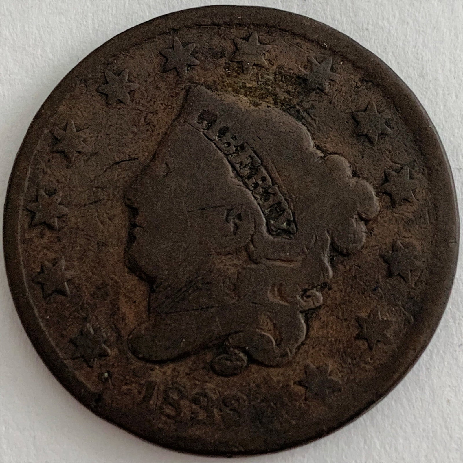 1833 Liberty Head Large Cent  - Matron Head Large Cent AG-G (1 of 2)