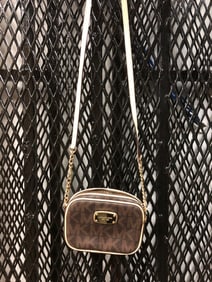 Michael Kors Mini crossbody brown and tan