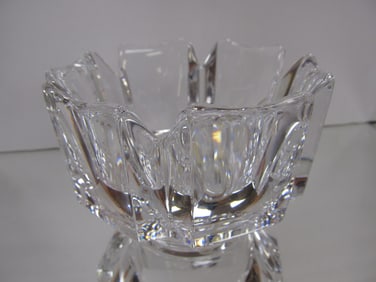 ORREFORS SWEDEN CORONA CRYSTAL 4 ?" W FINE SMALL BOWL XLNT COND