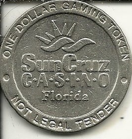 Sun Cruz Casino Florida $1 Gaming Token