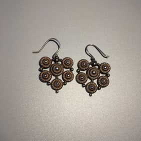 Silver Pendant Earrings