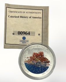 2007 Colorized History of America - Fort Sumter Commemorative Coin American Mint