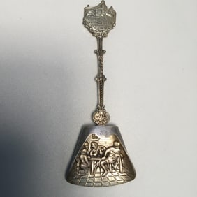Vintage Holland Silver Golden Gate Bridge Sugar Spoon