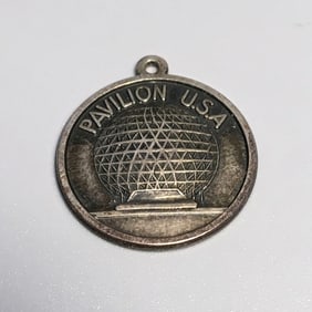 Expo 67 Montreal Canada Pavilion USA Pendant