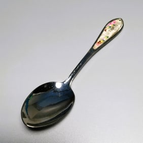 Vintage Silver Tone Busch Gardens Souvenir Spoon