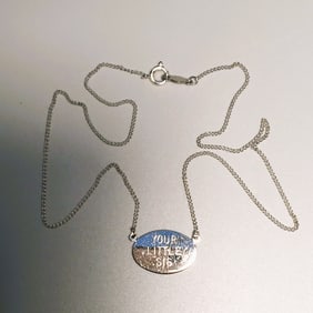 925 Silver Sorority Pendant Necklace