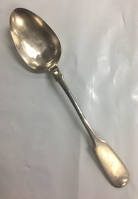 Antique 1875 Russian Imperial .84 Sterling Silver Table Dinner Spoon 8.5"