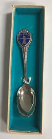 New York City Statue of Liberty Sterling Silver Souvenir Spoon 3 3/8"