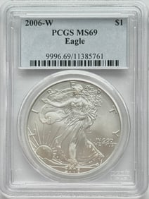 2006-W $1 American Silver Eagle PCGS MS69