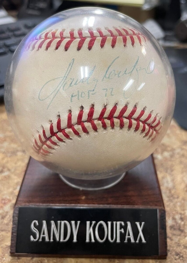 Sandy Koufax SIGNED Official Baseball Online Authentic COA (1 of 6)
