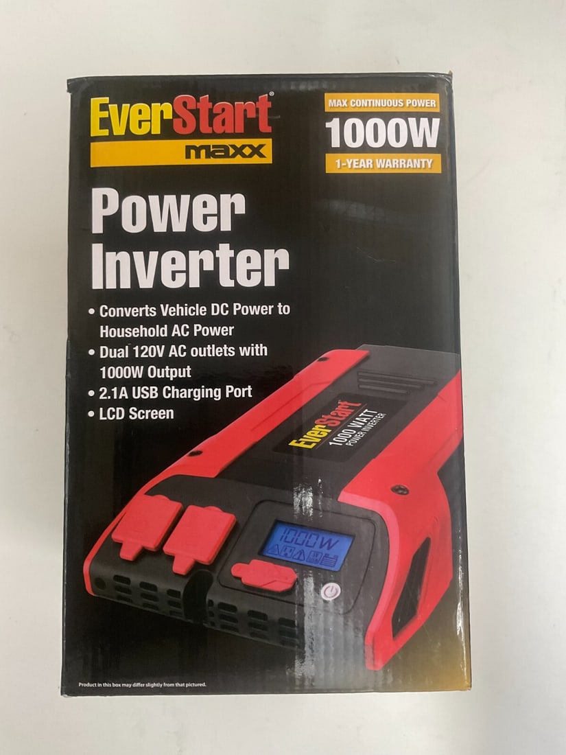 EverStart Max PC1000E 1000W Power Inverter with USB Charging Port: Introducing the EverStart Max PC1000E 1000W Power Inverter with USB Charging Port. This modified sine wave inverter is designed to provide reliable and efficient power conversion for your vehicle elec