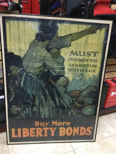 Must Children Die? Buy Liberty Bonds Vintage WWI Poster (1 of 3)