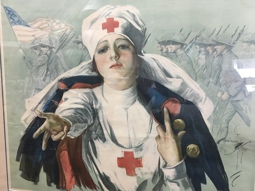 "Join the Red Cross!" 1917 WWI Nursing Poster FRAMED (1 of 4)