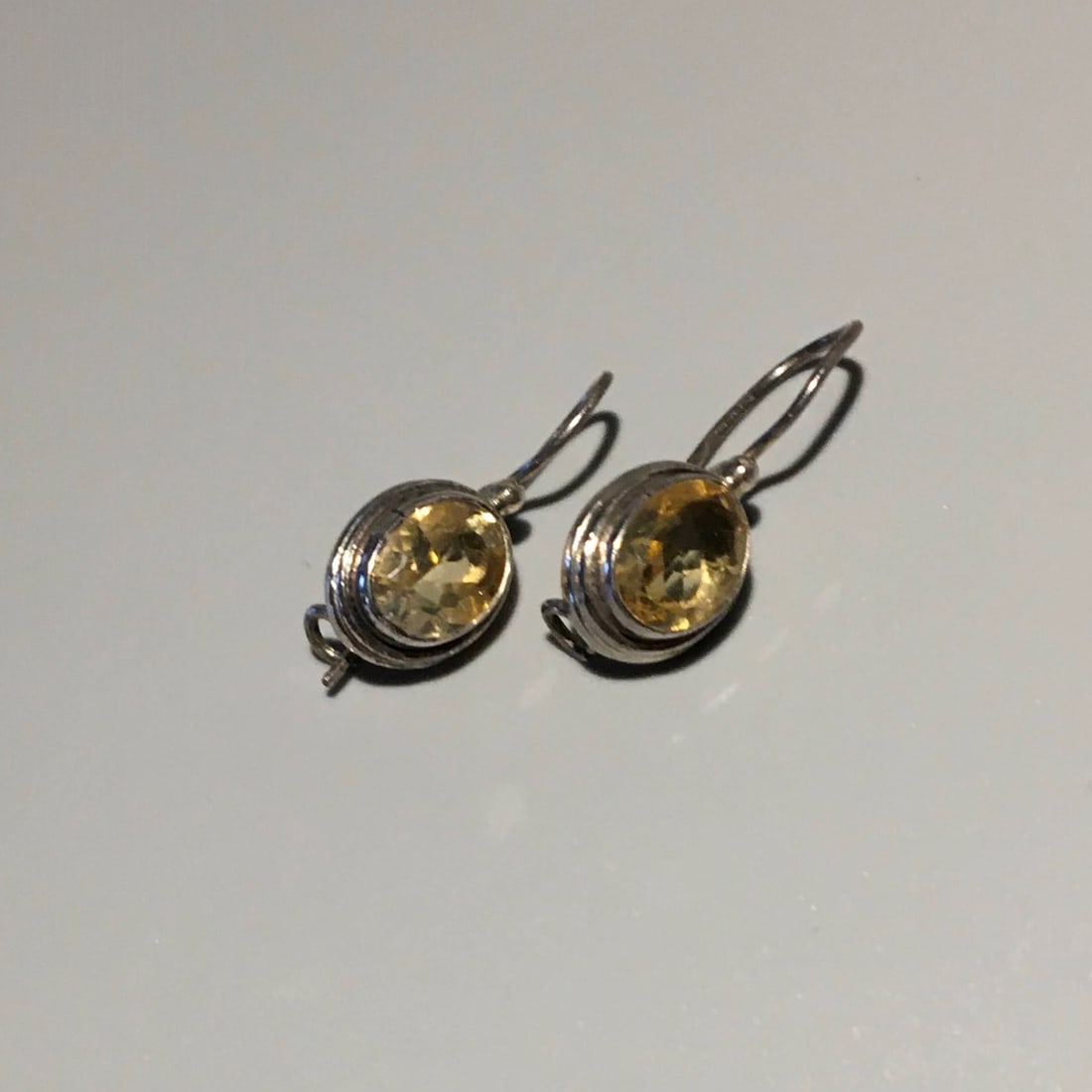 Sterling Silver & Citrine Earrings (1 of 2)