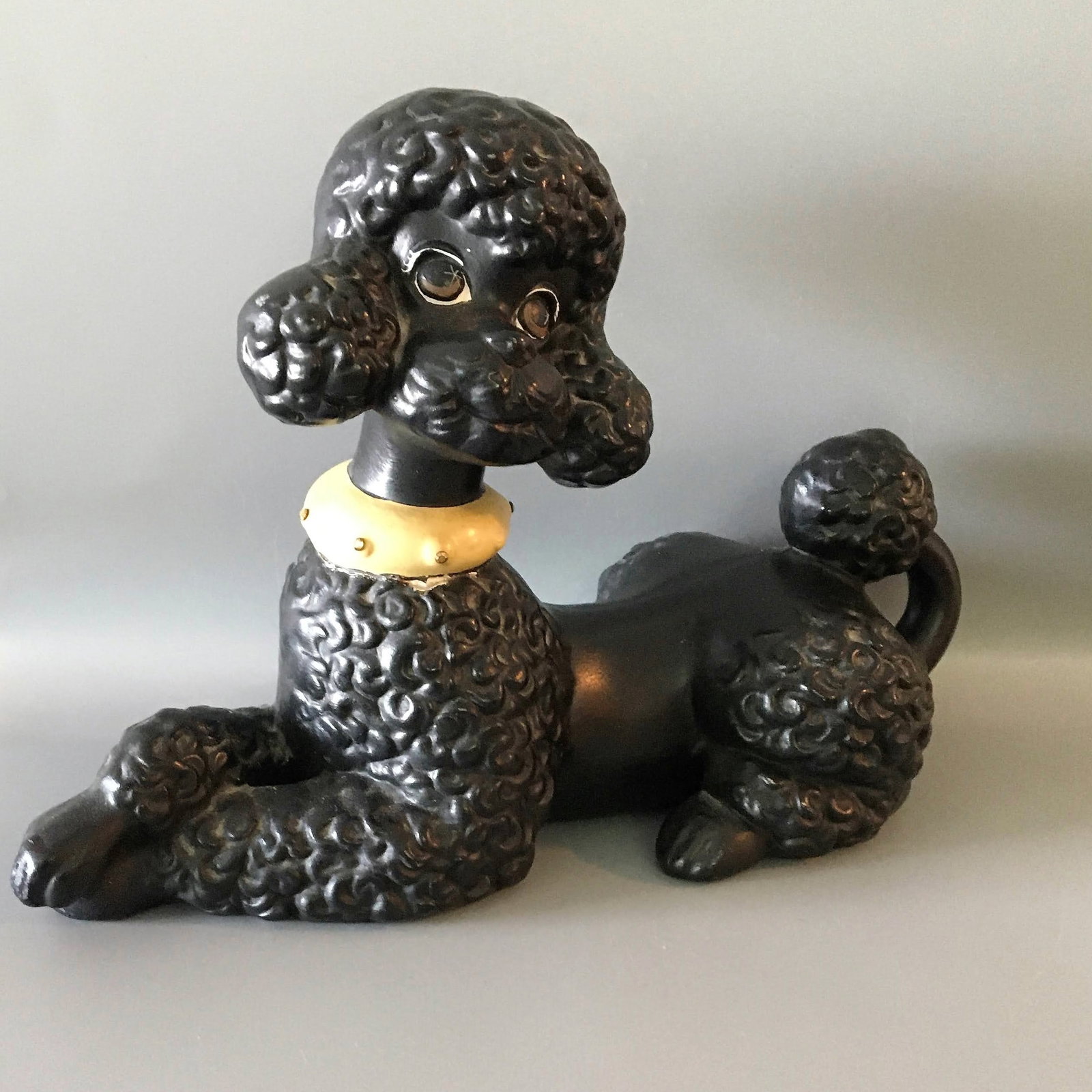 1960\'s Hand Painted Ceramic Poodle (1 of 3)