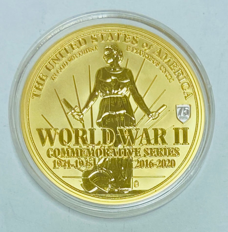 World War II - Remember Perl Harbor Commemorative Coin American Mint Proof (1 of 3)