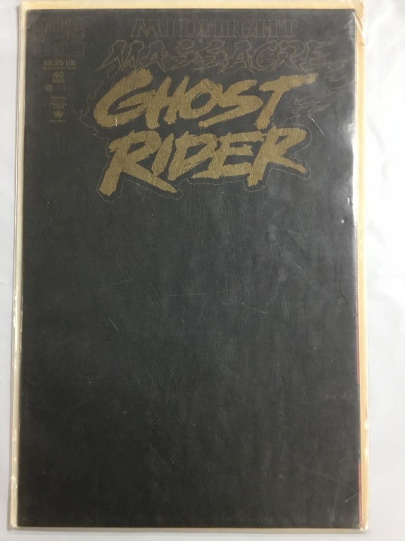 Ghost Rider #40 Midnight Massacre August 1993 Parchment Black Cover 90s Vtg (1 of 1)