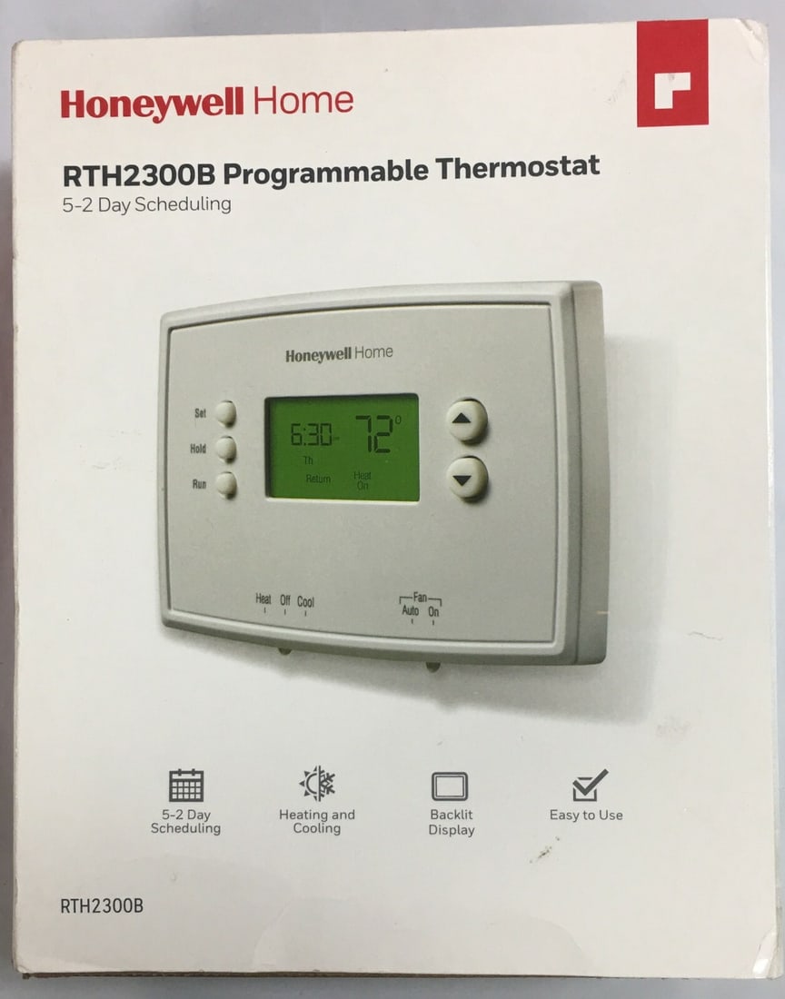 Honeywell RTH2300B Digital 5-2-Day Programmable Thermostat (1 of 9)