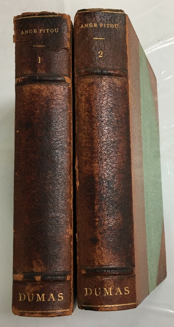 The Romances of Alexandre Dumas "Ange Pitou" Vol. 1 &2 Boston1894 804/1000 (1 of 12)