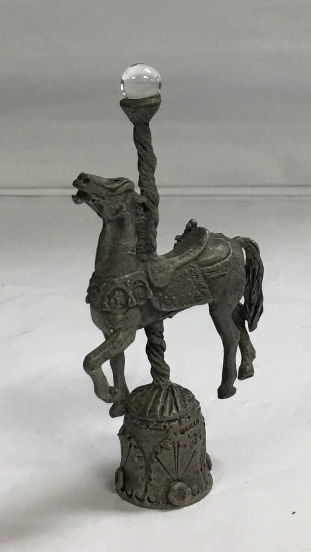 Gallo Pewter Carousel Cast Horse Figurine 3 5/8" (1 of 8)