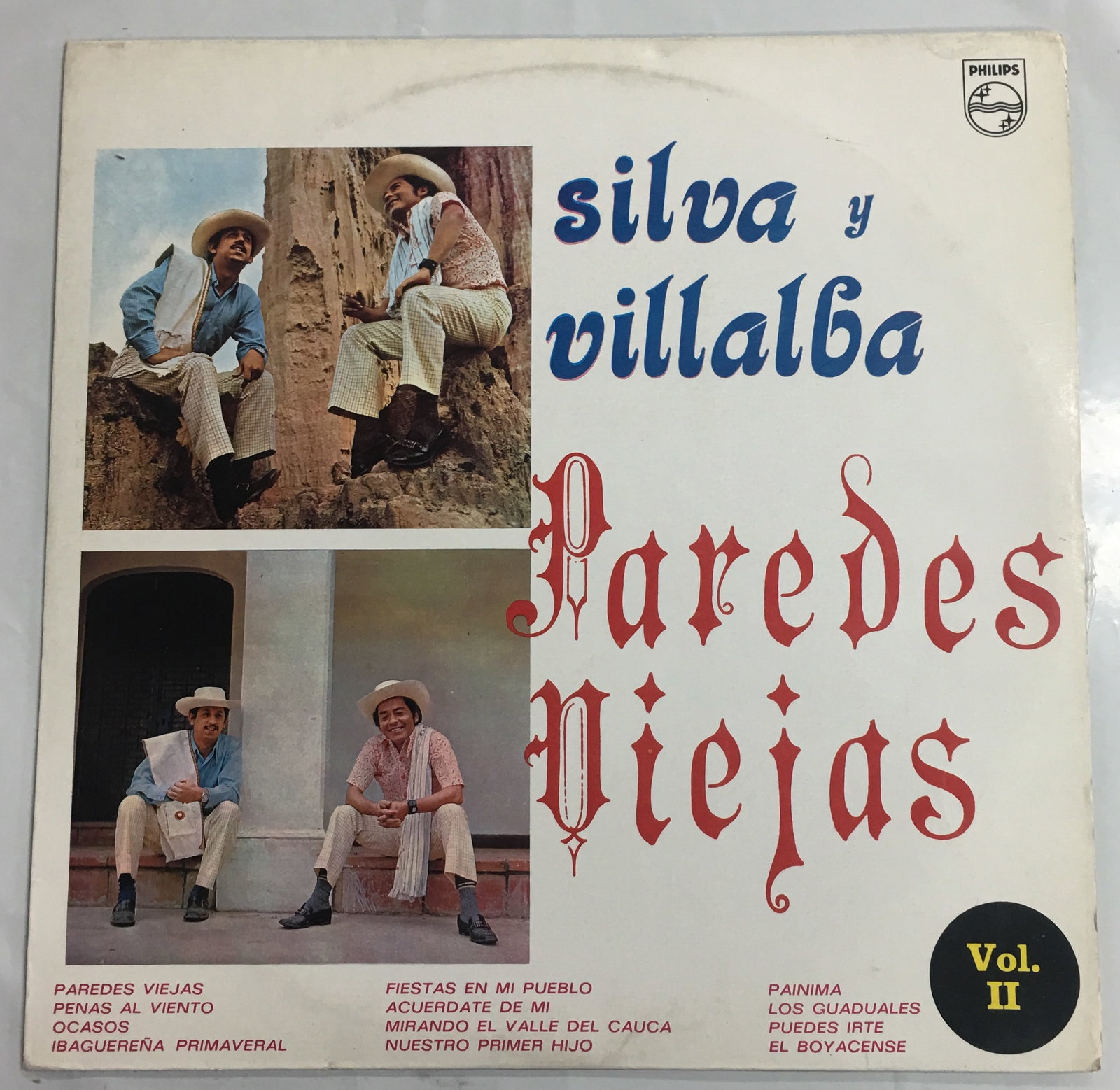 SILVA & VILLALBA Paredes Viejas V.ol. 2 PHILIPS COLOMBIA LP (1 of 4)