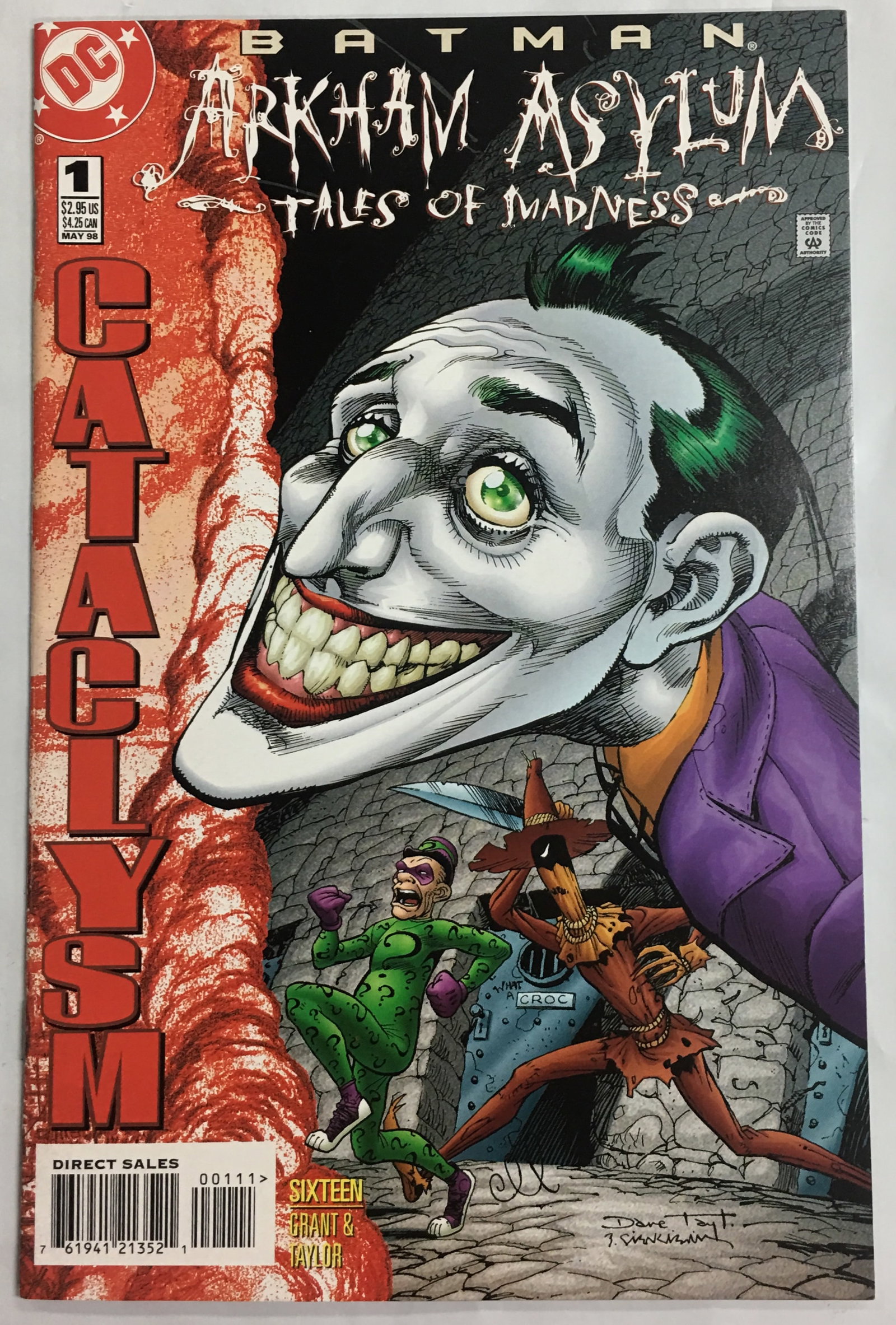 Batman Arkham Asylum Tales of Madness Comic Book NM (1 of 3)