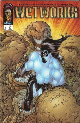 Wetworks January 1996 [Comic] Francis Takenaga: Wetworks Image Comics (1996). This comic is in excellent, near mint condition and looks like unread. This would be a great addition to your collection! Please, review pictures for additional details.A