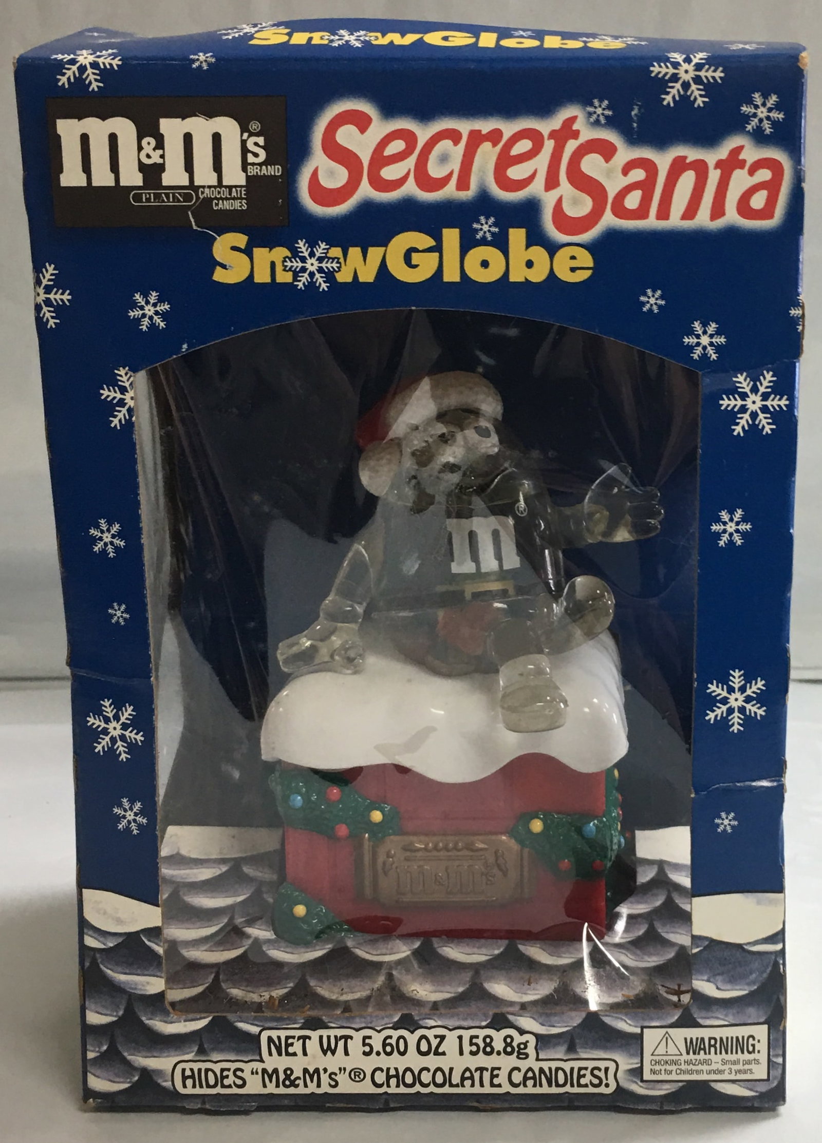 M&Ms Secret Santa Snow Globe Christmas Collectible (1 of 8)