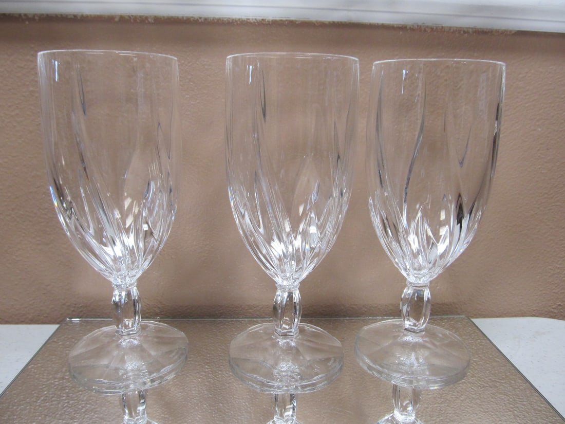WATERFORD MARQUIS 3 IMPROVISATION ICED TEA GLASSES UNUSED 7 5/8" H XLNT COND (1 of 12)