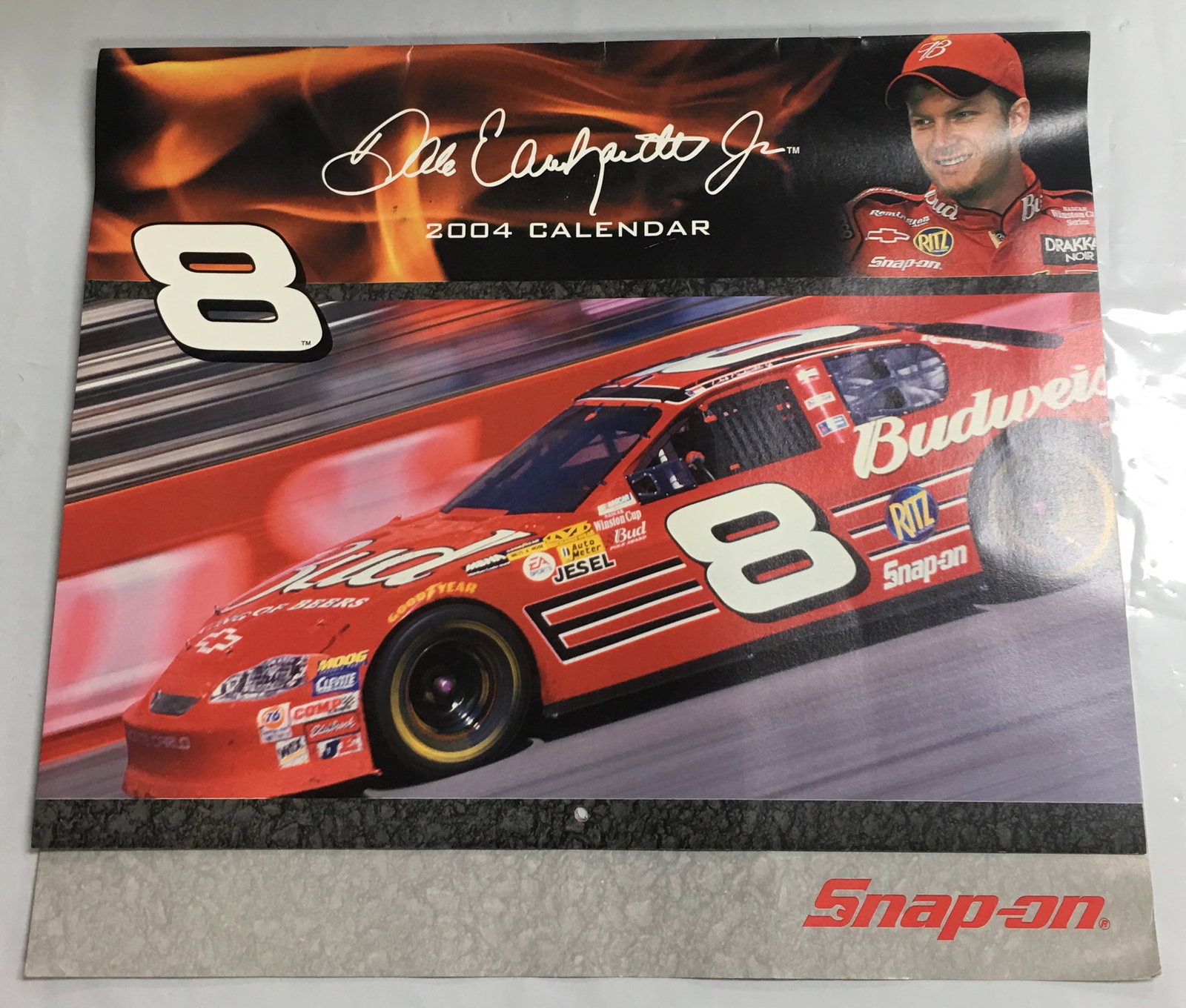 2004 Snap-on Tools Dale Earnhardt Jr #8 12 Month Calendar (1 of 6)