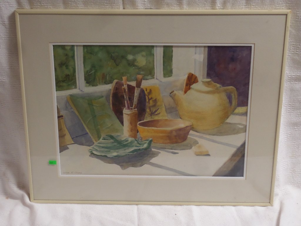 Still Life Water Color by Lester R Cowell (1 of 2)
