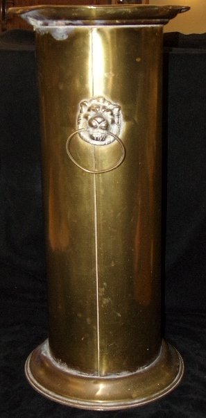 Brass Russian Umbrella Stand: Brass Russian Umbrella Stand 22"