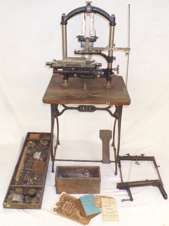 Vintage Boston Type Foundry Engraver: Vintage Boston Type Foundry Engraver