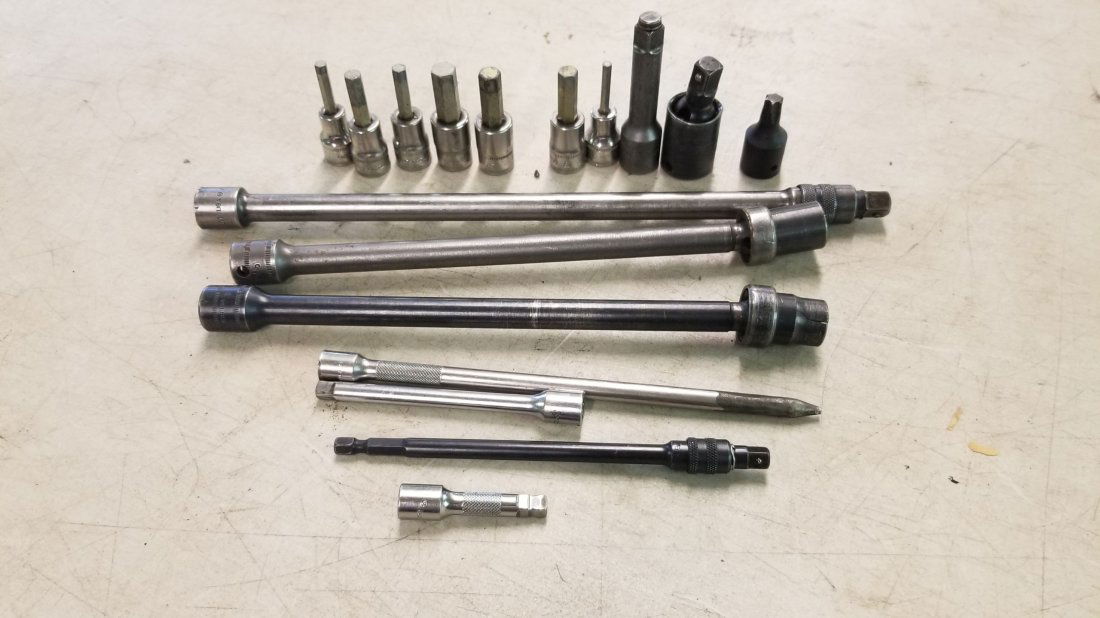 Snap On Hex Bit Sockets and Extensions (1 of 2)
