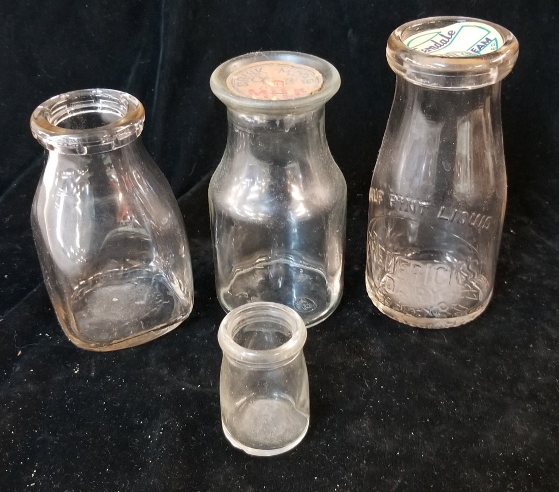 Frederick's and Other Milk/Creamer Glass Bottles: Frederick's and Other Milk/Creamer Glass Bottles