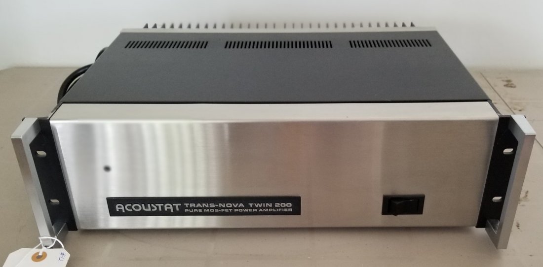 Acoustat Trans-Nova Twin 200 Pure Mos-Fet Power Amp (1 of 2)