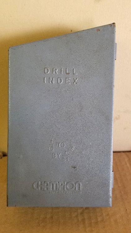 Champion Drill Bit Index with Bits (1 of 4)