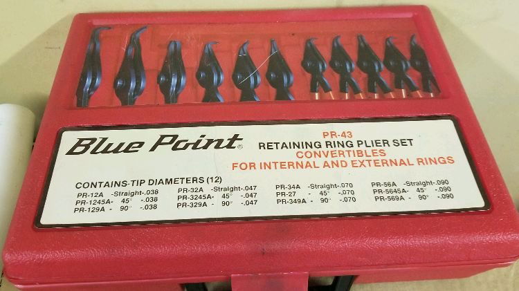 Blue Point PR-43 Retaining Ring Plier Set (1 of 2)