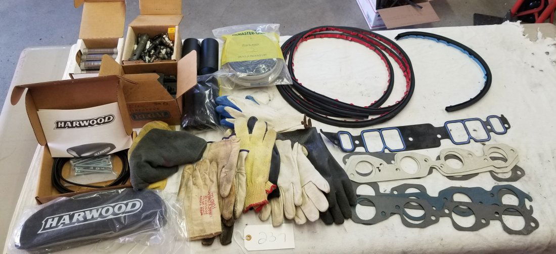 438 Piston Pins, Spark Plugs, Harwood Blower Cover, Mis (1 of 10)