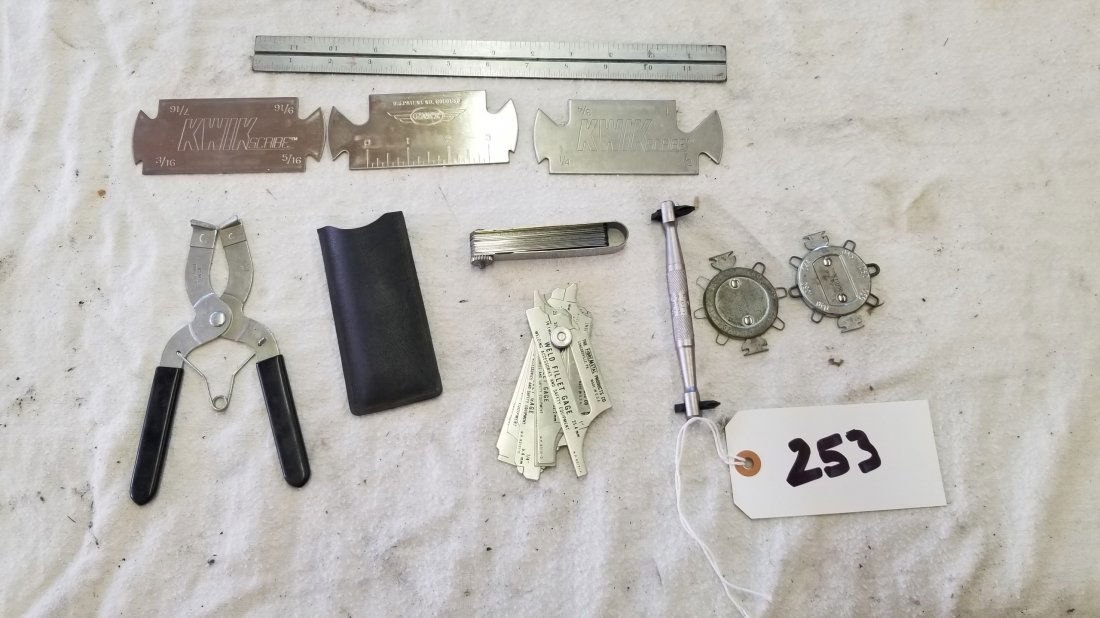 Kwik Scribes, Weld Fillet Gages, Blue Point Ring Pliers (1 of 5)