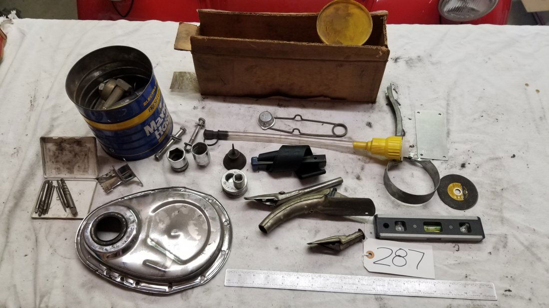 Snap On Socket, Oil Filter Wrench, Craftsman Tools: Snap On Socket, Oil Filter Wrench, Craftsman Tools, Oil Can Nozzles, Taps, Level, Bolts, Misc