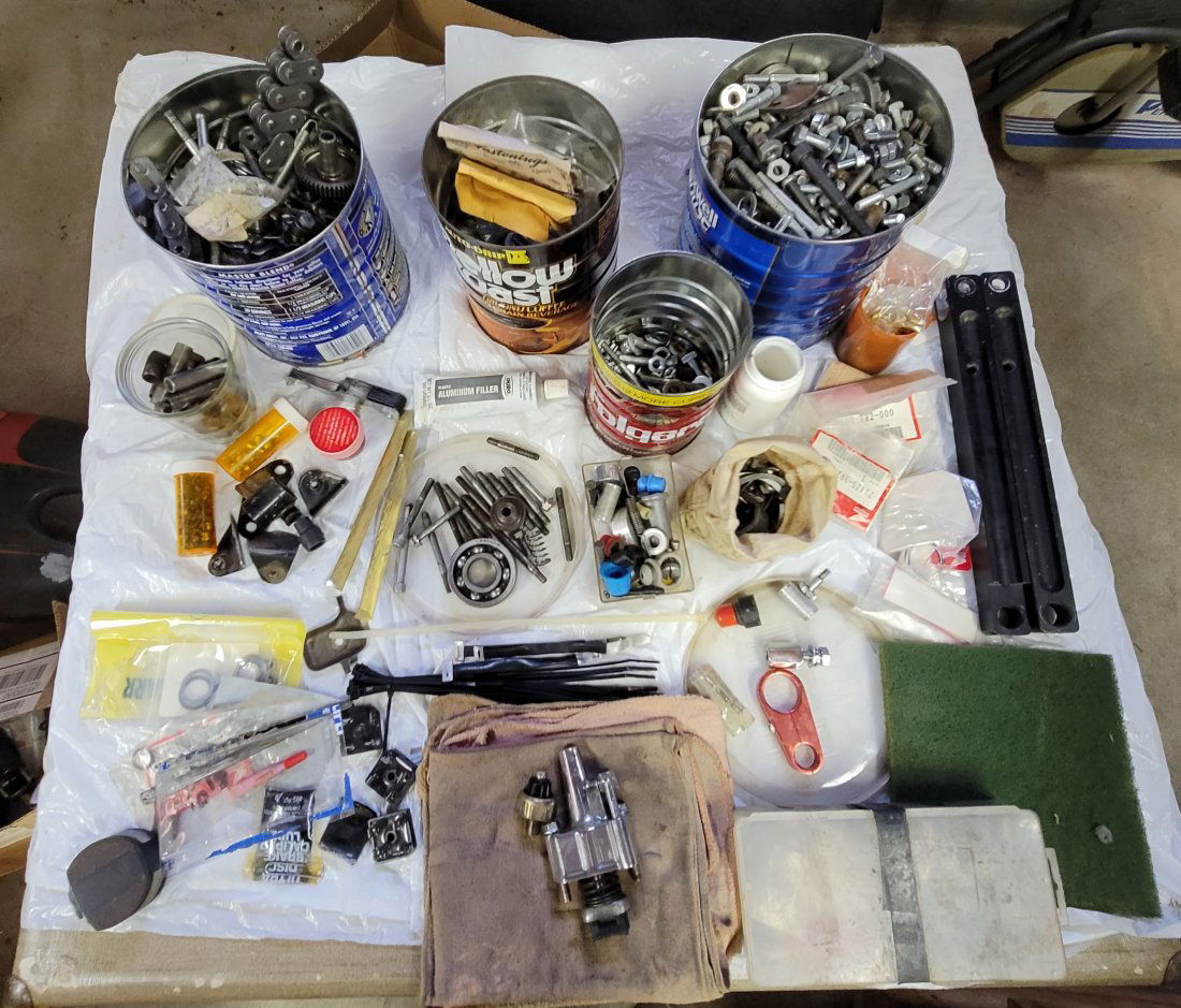 Misc Honda Parts, Nuts, Bolts, Shop Rags (1 of 10)