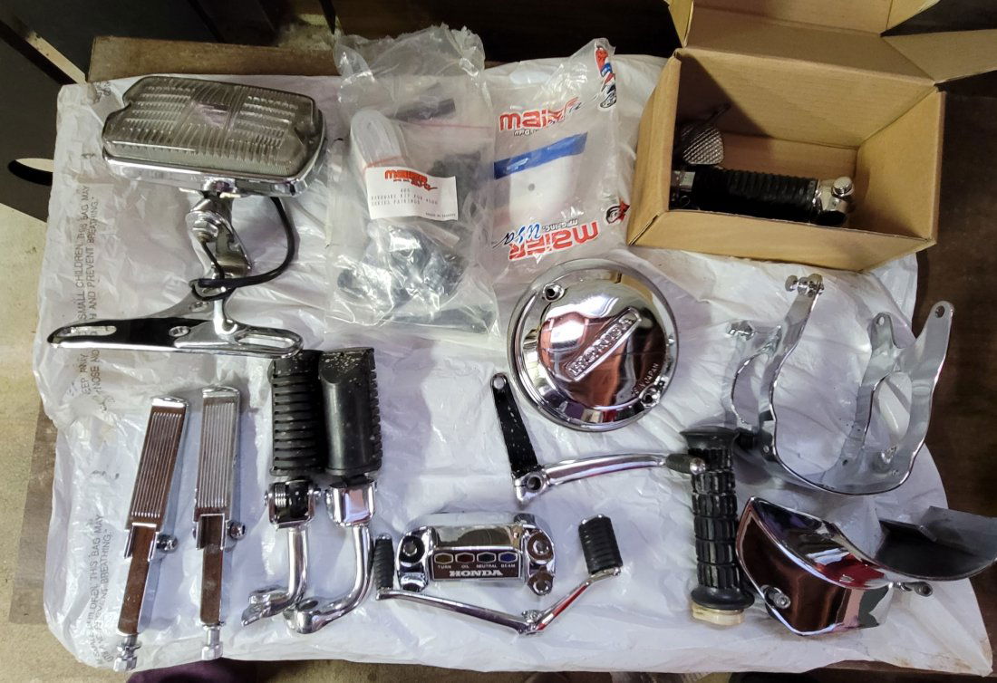 Honda Motorcycle Foot Pegs, Shifters, Shifter Gauge (1 of 8)