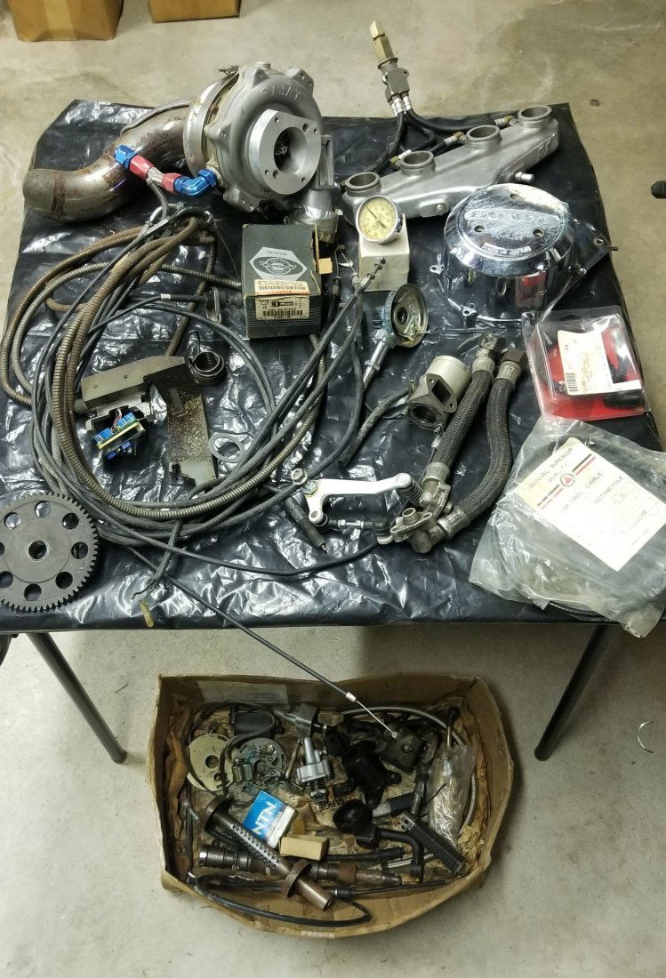 Honda 750 Cable Control, Brake Line, Norgren Gauge, Alt (1 of 13)