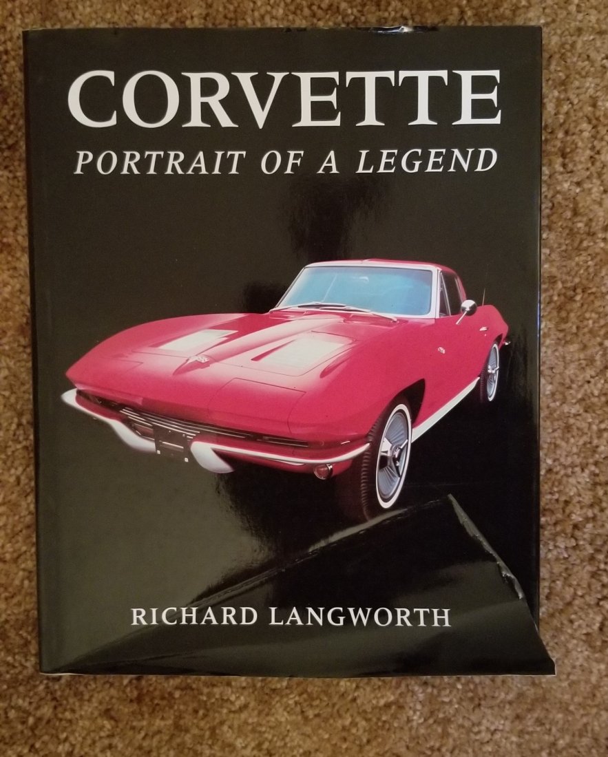 1989 Corvette Portrait of a Legend Book: 1989 Corvette Portrait of a Legend Book