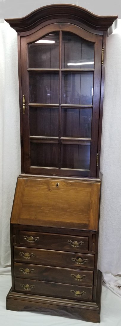 Ethan Allen Pine 2pc Secretary: Ethan Allen Pine 2pc Secretary 15"D x 82"H x 24"W