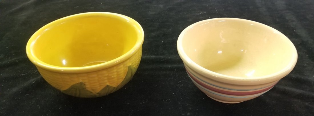 Shawnee USA 6 Corn Bowl, USA Stoneware Bowl: Shawnee USA 6 Corn Bowl 6.5", USA Stoneware Bowl 6.5"