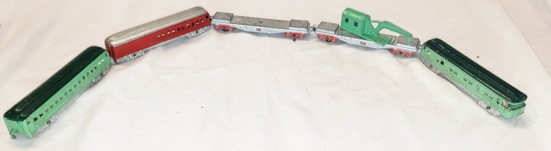Tootsie Toy "Pullman" Train: Tootsie Toy "Pullman" Train (Each car 5")