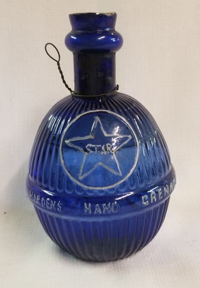 Harden Star Blue Hand Grenade Fire Extinguisher: Harden Star Blue Hand Grenade Fire Extinguisher 6.5"